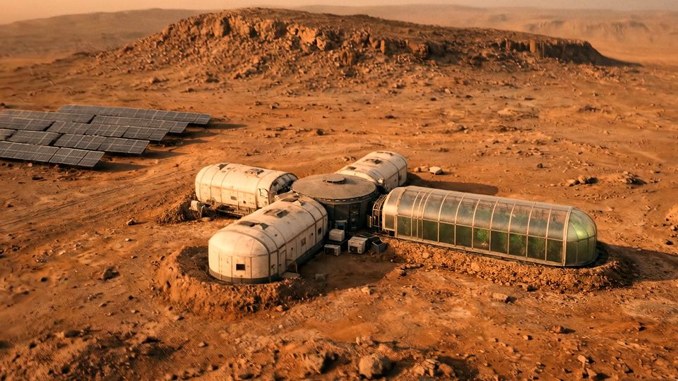 Mars surface habitat