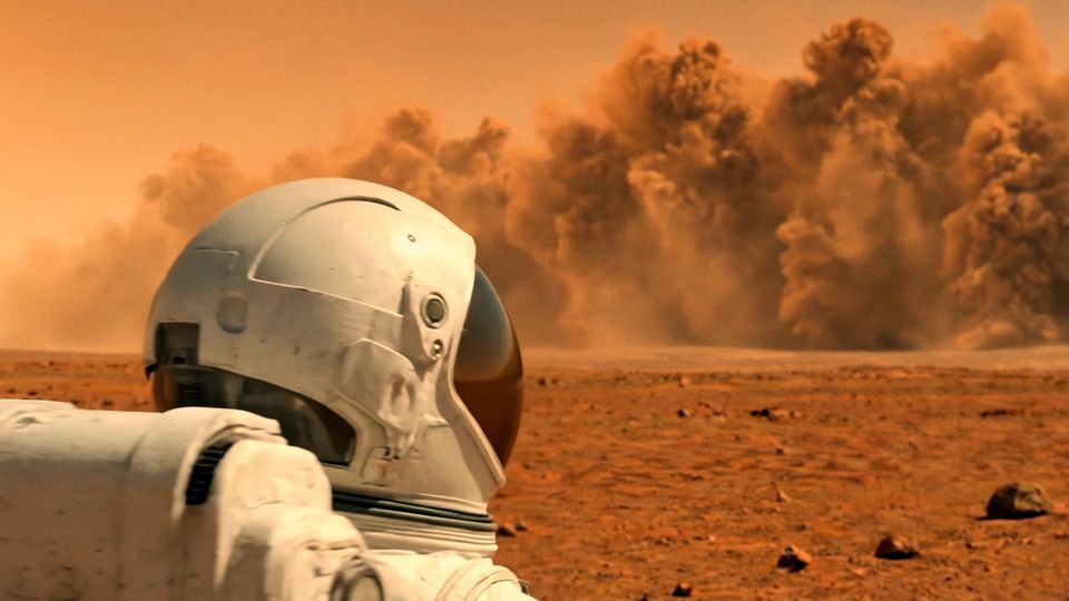 Astronaut on the surface